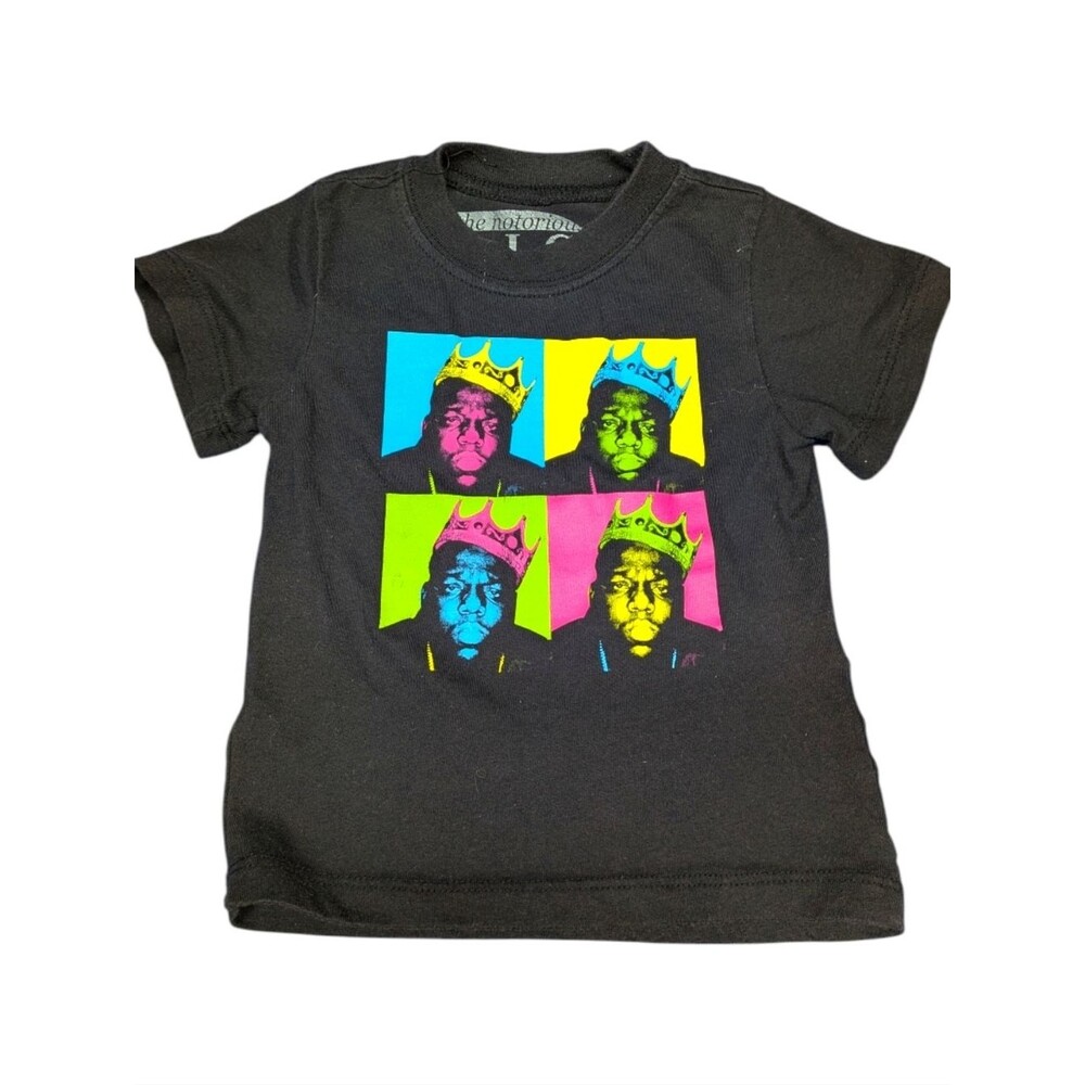 Notorious B.I.G. Baby Tee 18M Pop Art Graphic Brooklyn Mint Hip Hop Biggie Top